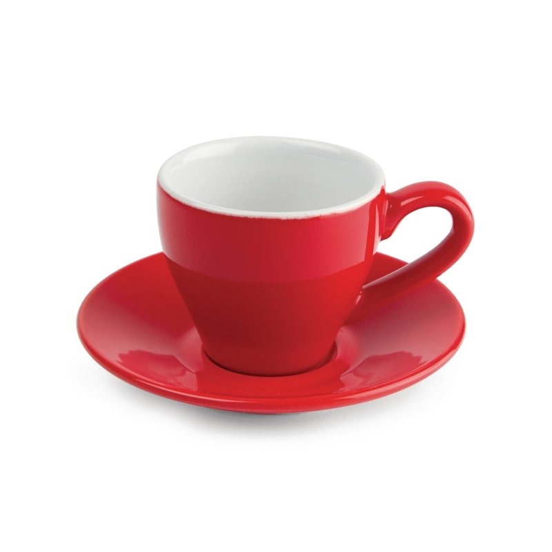 Olympia Café espressokoppen rood 10cl