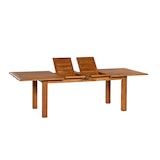 thumbnail of Merxx Acapulco Set 9tlg., 8 gepaddete Klappsessel, 1 Doppelausziehtisch, 180 (220/260) x 100 cm, Akazie/Textilbespannung