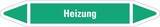 thumbnail of Aufkleber I RKZ-Etikett Heizung, grün/weiß, für Ø 25-40mm, 154x26mm, 5/Bogen
