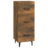 thumbnail of vidaXL Sideboard Räuchereiche 34,5x34x90 cm Holzwerkstoff