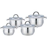 thumbnail of Kochtopf Set 8-tlg, Edelstahl Suppentopf Induktion Schmortopf Bratentopf Topf