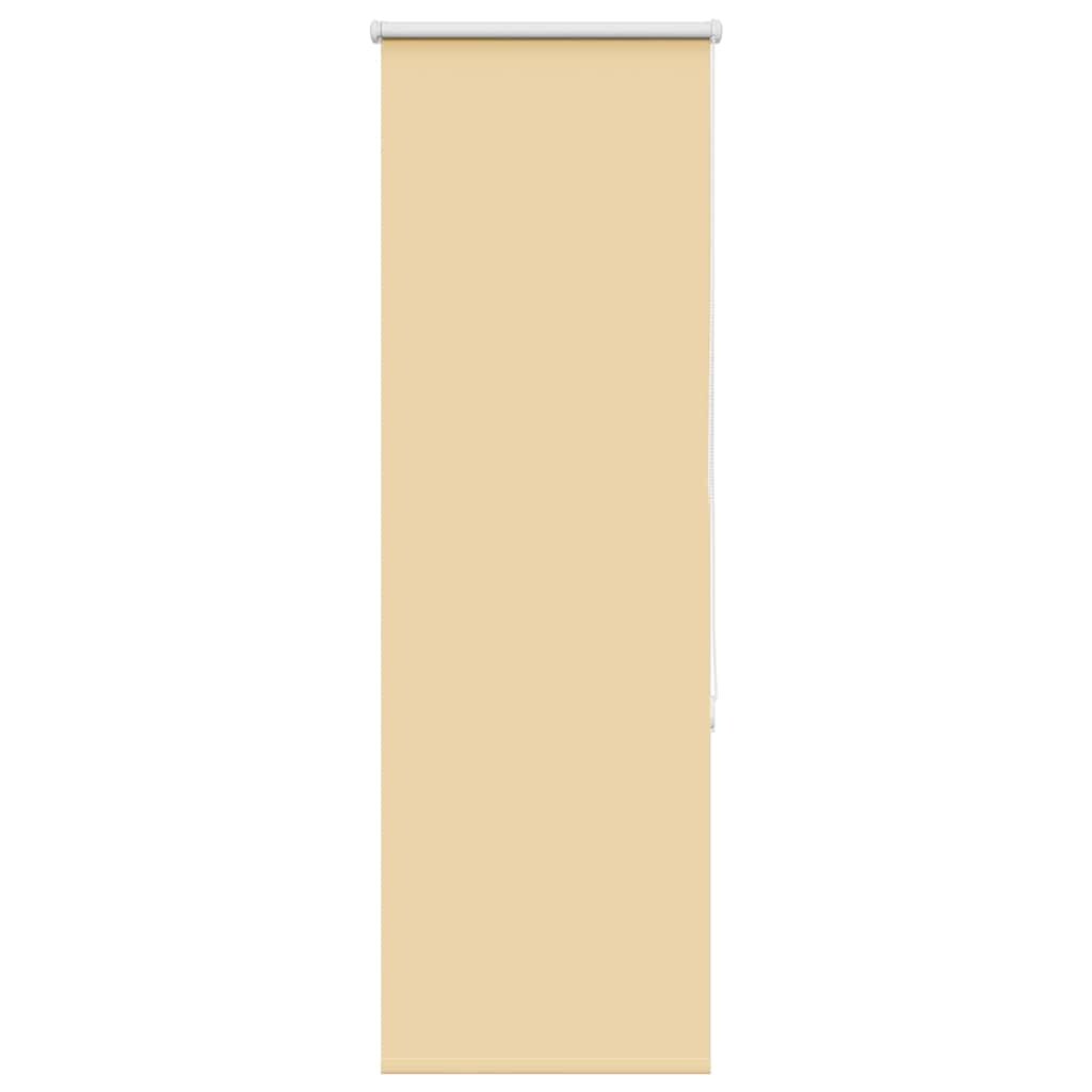 vidaXL Verdunkelungsrollo Beige 45x175cm Stoffbreite 40,7 cm Polyester