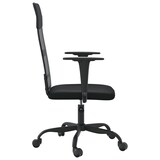 thumbnail of vidaXL Bürostuhl Höhenverstellbar Schwarz Netzstoff und Kunstleder