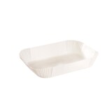 thumbnail of ECOLOMIQUE - 50 Pcs - Caissette papier cuisson ovale blanche - 30 x 23,5 cm, Hauteur: 4,5 cm - ECO209CPS238