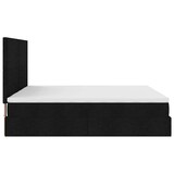 thumbnail of vidaXL Ottoman-Bett mit Matratzen Schwarz 200x200 cm Stoff