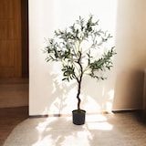 thumbnail of WellHome - Kunstolijfboom in zwarte pot 116cm