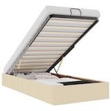 thumbnail of vidaXL Ottoman-Bett ohne Matratze Creme 90x200 cm Stoff