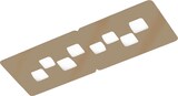 thumbnail of BILBAO P/G Deckenleuchte – Deckenleuchte aus Metall und Methacrylat, Taubengrau, 8x8W GX53 – Gea Luce