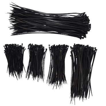 Set de 500 Bridas - 5 Tamaños 10-30cm Bridas de Nylon Resistentes a los Rayos UV