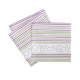 thumbnail of Sovie HOME Serviette Kommunion/Konfirmation in Rosa-Grün aus Linclass® Airlaid 40 x 40 cm, 12 Stück