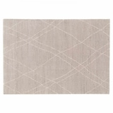 thumbnail of Tapis rectangulaire motif berbère gris clair 160 x 230 cm