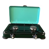 thumbnail of Réchaud à gaz 2 feux 3200W Brûleurs et Grille en fonte amovibles lavables Plaque de Cuisson gaz Butane ou Propane GOLD II INTEC