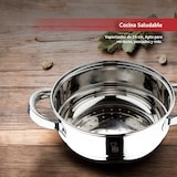 thumbnail of Renberg - Panela a vapor Ø18x7,5cm em aço inoxidável com acabamento polido