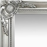 thumbnail of Décoshop26 - Quadratischer Wandspiegel Barockstil 40x40 cm silber DEC022848 DEC022848