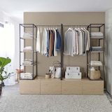 thumbnail of Portant vêtements bois et métal KLEID - Lot de 2