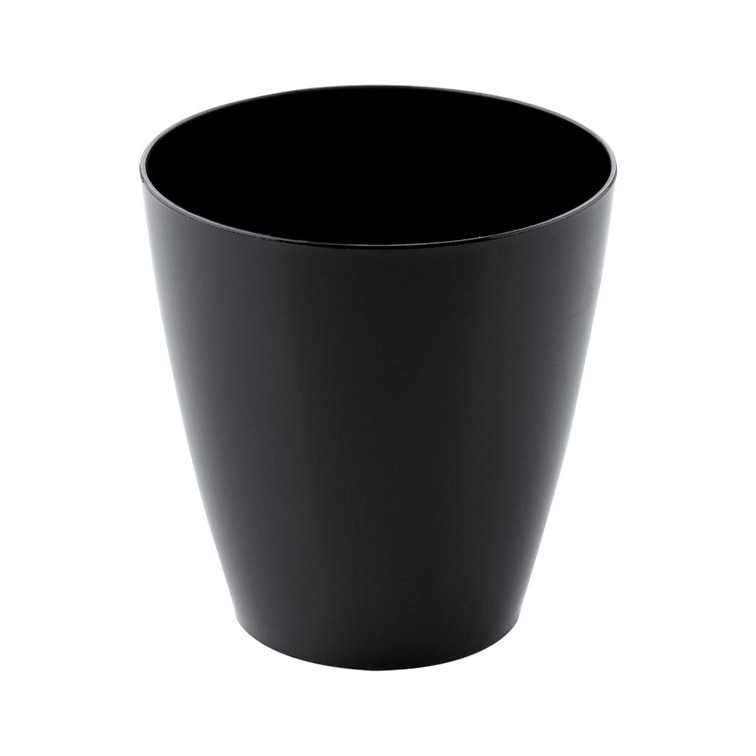 MONOUSO - Mehrweg Fingerfood-Becher aus PS "Punto" Schwarz 60ml (25 Stück)