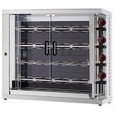 thumbnail of Vitrokeramik hähnchengrill mit licht. 4 schwerter = 20/24 hühner - 1100x450x970 mm - 16800 W 400/3V - 53204L42 Eurast