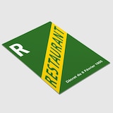 thumbnail of Panneau de Licence Restauration / France Entière