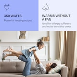 thumbnail of Wonderwall Air Art Smart Infrarotheizung Löwe 60x60cm 350W Mehrfarbig