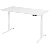 thumbnail of bümö höhenverstellbarer Schreibtisch 160 x 80 cm in weiß, Gestell weiß - Höhenverstellbar Elektrisch Stehpult mit 3-fach Speicher, Computertisch,