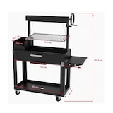 thumbnail of IMOR® Barbecue com Braseiro para Carvão e Lenha Modelo LENAGRILL ROUND GRILL