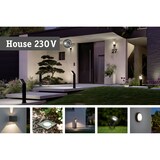 thumbnail of Paulmann Applique d'extérieur Tubs IP44 rond 105x175mmmax. 15W230VGris dépoli Métal#Matière plastique 94649
