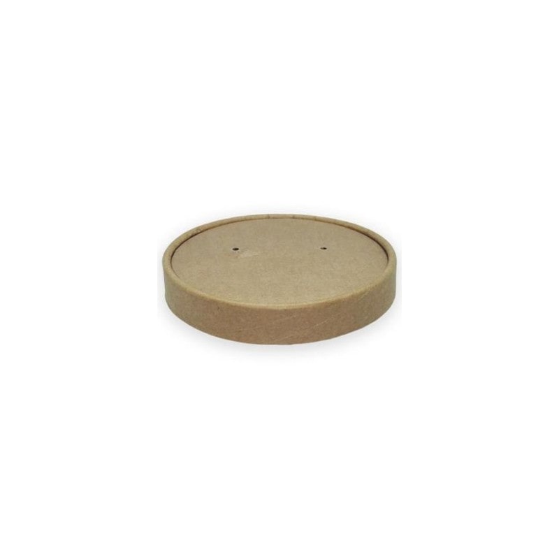 Deckel 11,5cm Rund Kraftkarton Lebensmittelkarton 25un