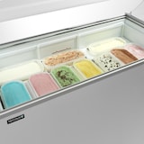 thumbnail of TEFCOLD Speiseeisvitrine IC401SC+SO 401l Weiß