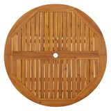 thumbnail of Mesa plegable de jardín de madera maciza de acacia 110 cm