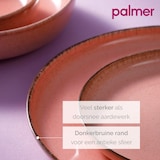thumbnail of Palmer Schaal Antigo 15 cm 47 cl Rosa Porzellan 2 Stück