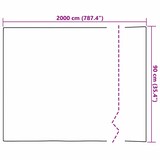 thumbnail of vidaXL Spiegelfolie Zilver 90 x 2000 cm PET
