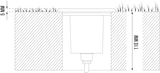 thumbnail of LED Bodenleuchte Bodeneinbauleuchte Bodenstrahler Befahrbar Edelstahl Rostfre Eckig mit GU10 Fassung