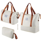 thumbnail of tectake Set di valigie da viaggio Madison, 13 pezzi, lucchetto TSA 49 x 30 x 76 cm Crema