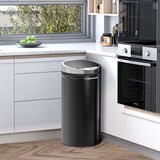 thumbnail of Sensor-Mülleimer Stahl Schwarz 30,5x30,5x68 cm, 42 L, mit Bewegungssensor und herausnehmbarem Inneneimer