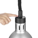 thumbnail of Equipementpro - Lampe chauffante rétractable Buffalo finition métal brossé