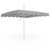 thumbnail of Parasol de marché forain 300x300cm Gris - Armature Télescopique + Toile + Housse