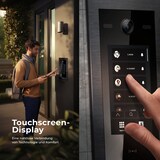 thumbnail of HD Video Türsprechanlage mit Touchscreen und RFID für 1 Familienhaus, 4x Monitore, Balter EVO HD Touch Schwarz