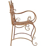 thumbnail of Banc de jardin au style antique Tara en fer forgé Marron antique