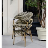 thumbnail of METRO PROFESSIONAL Fauteuil de terrasse FLORE, aluminium/plastique, aspect bambou, empliable, marron/noir