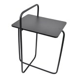 thumbnail of LOFT42 Easy Bijzettafel met Tijdschriften- of Krantenbak - Metaal - Mat Zwart - 62x28x37
