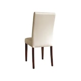 thumbnail of Bolero eetkamerstoelen in crèmekleurig kunstleer, set van 2