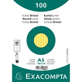thumbnail of Exacompta 10828SE 10x Karteikarten liniert DIN A5 100 St eingeschweißt - Gelb