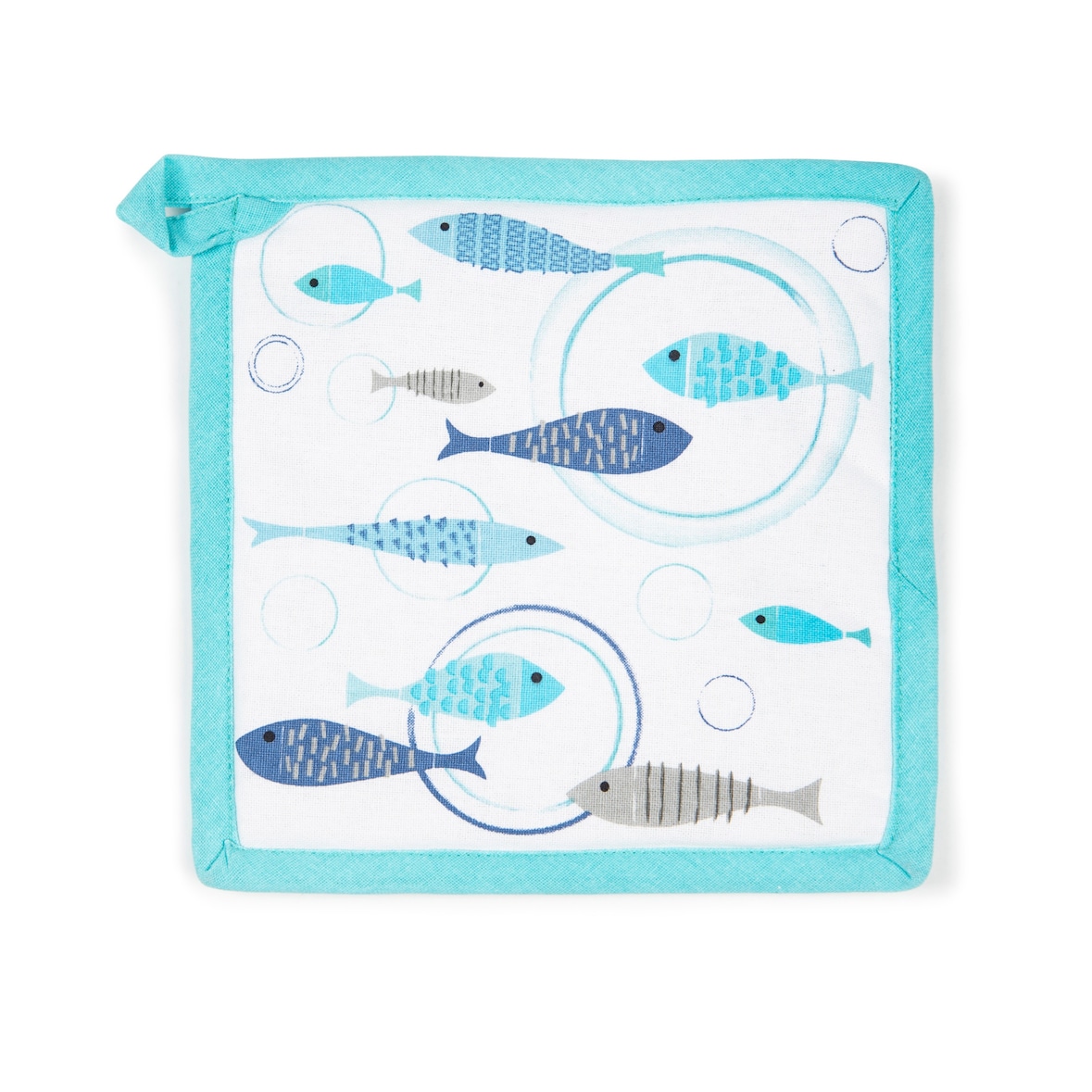 Excelsa Topflappen North Sea Baumwolle 20x20 cm Mehrfarbig