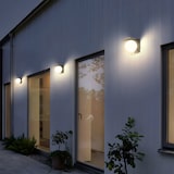 thumbnail of Lumisky Lámpara de pared con sensor solar BOLLY 1000LM Acero Negro