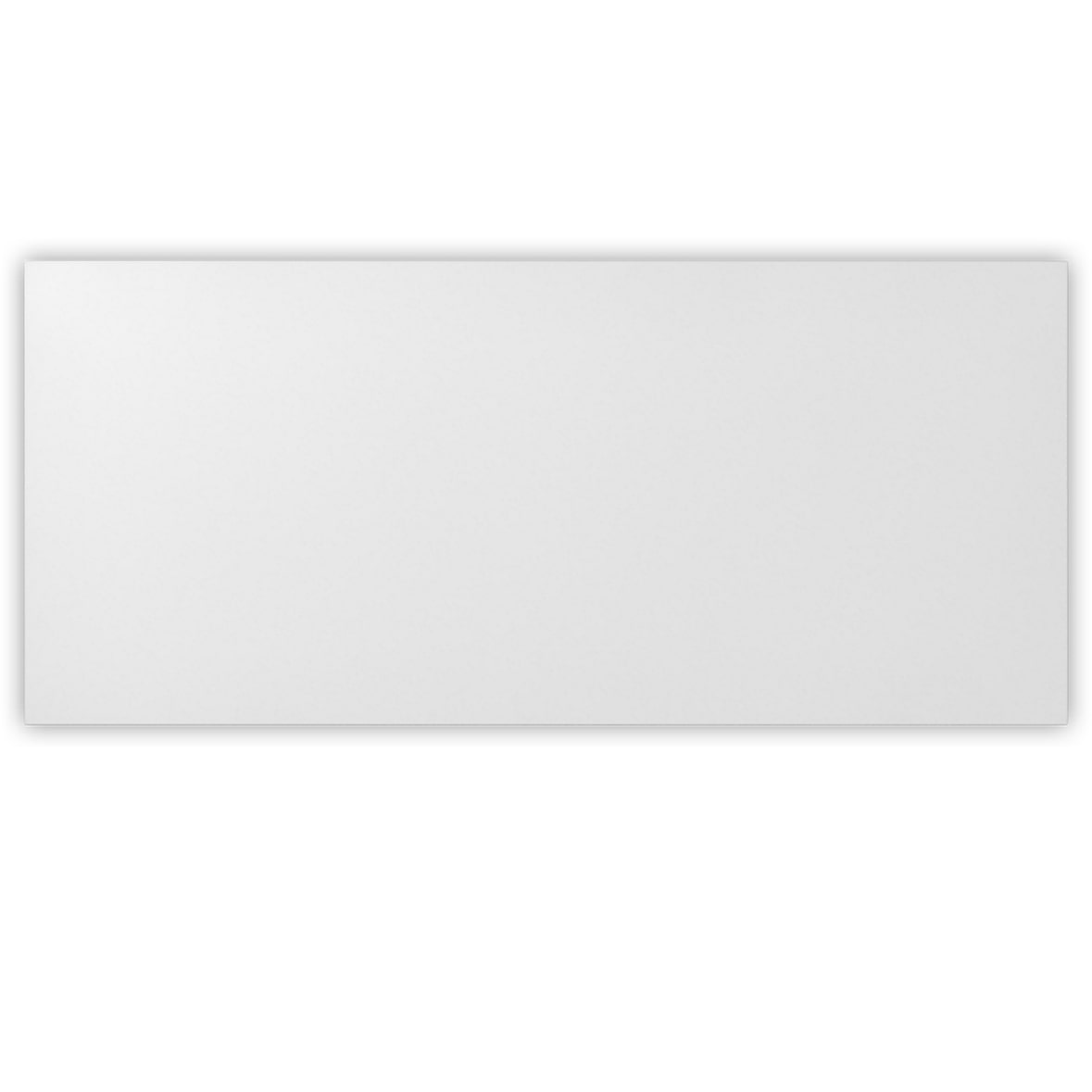 bümö Tischplatte 180x80 cm in weiß, Schreibtischplatte aus Holz, Holzplatte, Spanplatte kratzfest beschichtet, ABS-Kante, 120 kg Tragkraft für DIY