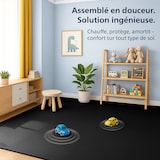 thumbnail of Fitness mat 30x30 cm zwart/24-delige set