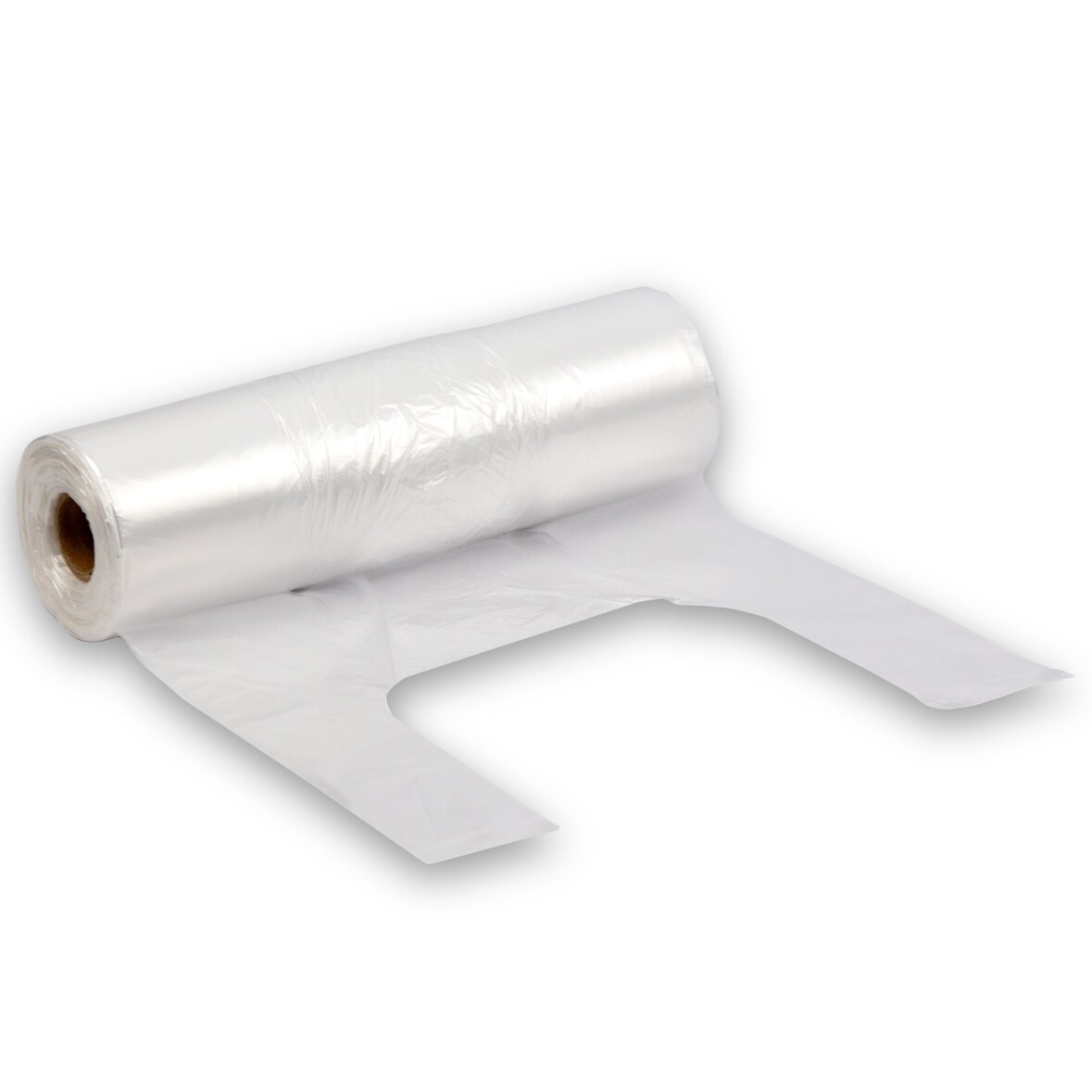 DayBays 160000 Stk. Knotenbeutel auf Rolle 3 Kg 22+12x42 cm  HDPE  Transparent