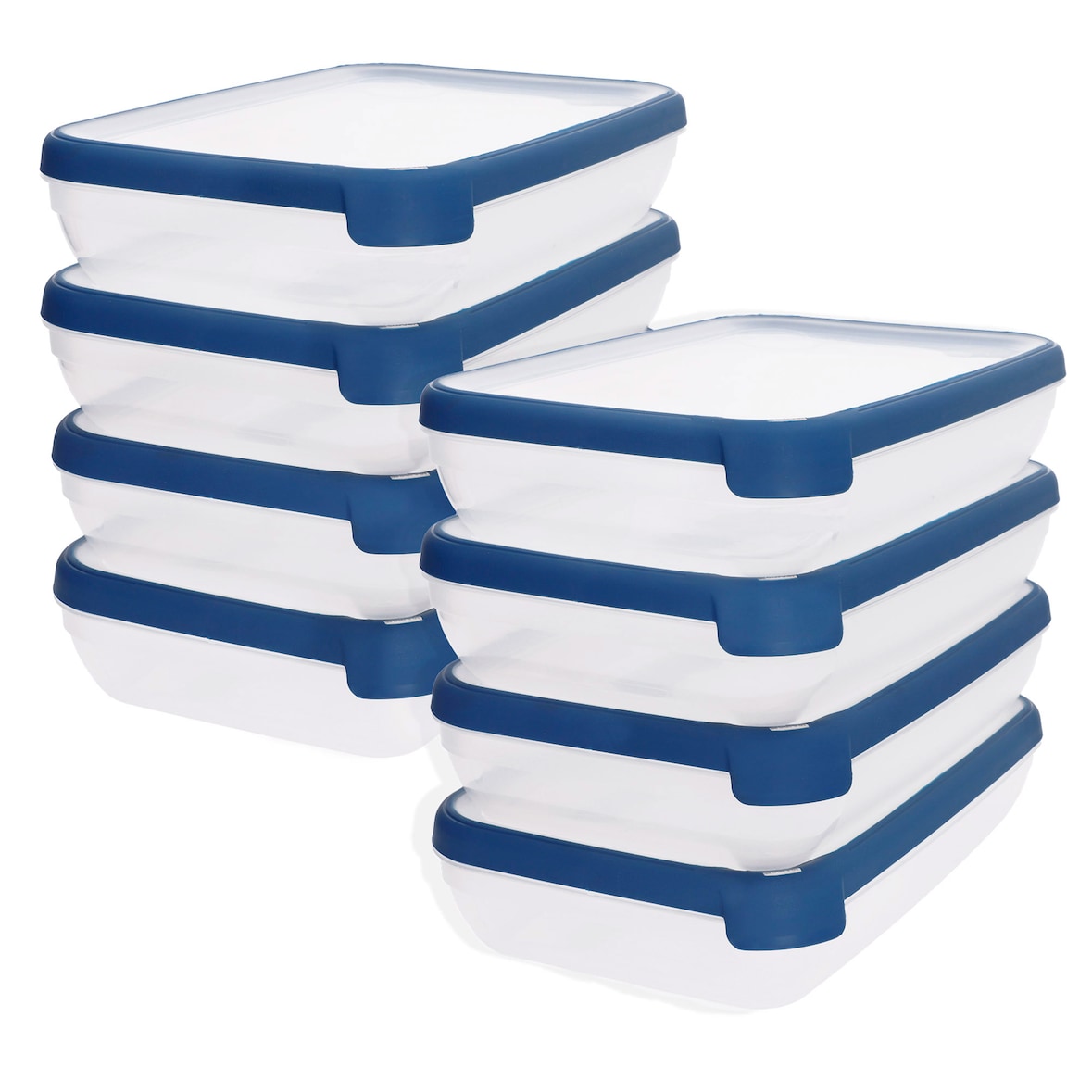 Curver Pack 8 recipientes herméticos (1,2L)