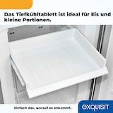 thumbnail of Exquisit Kühl-Gefrierkombination KGC265-70-NF-040C inoxlook | 253 L Volumen | Kühl Gefrierkombination No-frost | Türanschlag wechselbar