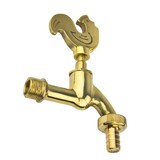 thumbnail of Nostalgie Auslaufventil Gockel 1/2 Zoll poliertes Messing